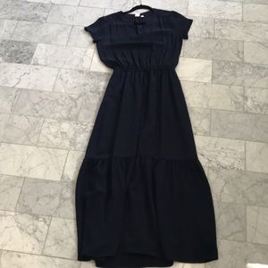 Maxi navy blue dress